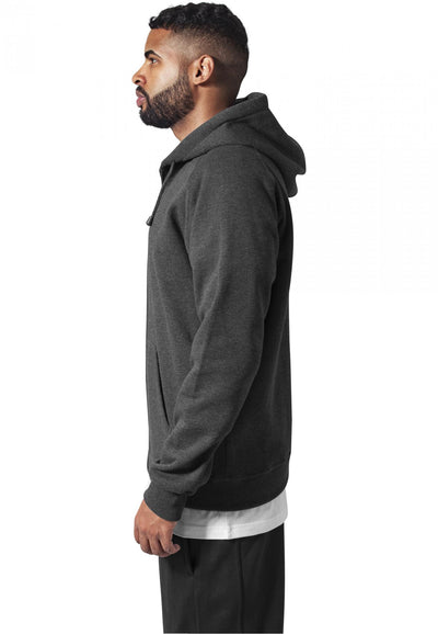 Urban Classics zip hoody charcoal - Shop-Tetuan