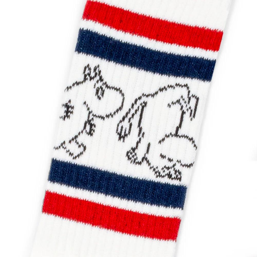 Moomin Muumipeikko Retro Tennis socks white - Shop-Tetuan