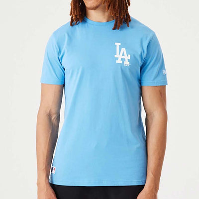 New Era League Essential LC tee LA Dodgers pastel blue - Shop-Tetuan