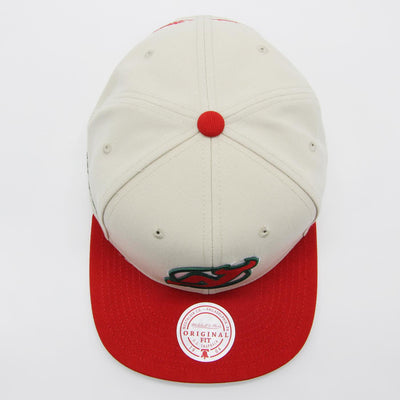 Mitchell & Ness NHL Vintage Off-White snapback NJ Devils off white - Shop-Tetuan