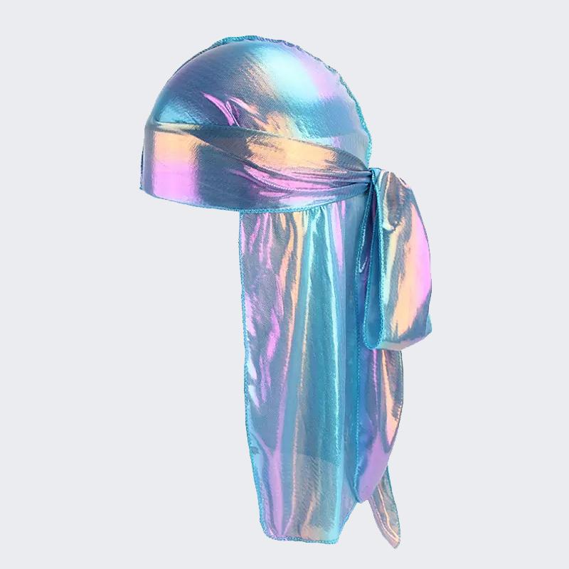 Shiny Silky Satin Du-Rag skyblue