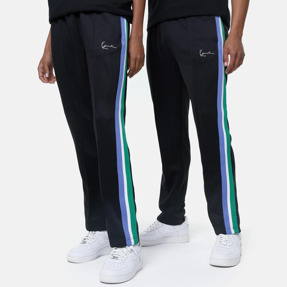 Karl Kani Small Signature Straight Leg Trackpants black/multicolor - Shop-Tetuan