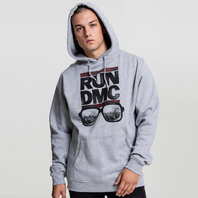 Mister RUN DMC City Glasses hoody heather grey - Shop-Tetuan