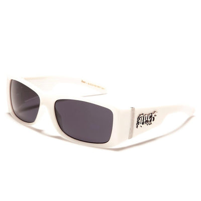 Locs Rectangle Sunglasses white - Shop-Tetuan