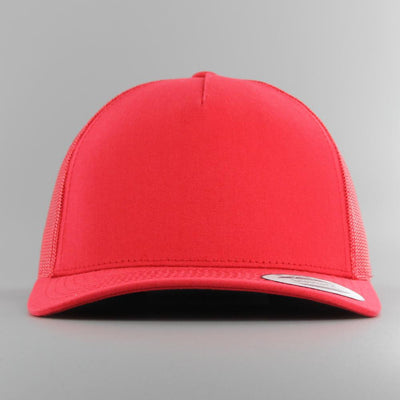 The Classics Yupoong 5-panel Retro Trucker cap red - Shop-Tetuan