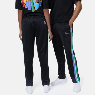 Karl Kani Small Signature Straight Leg Trackpants black/multicolor - Shop-Tetuan