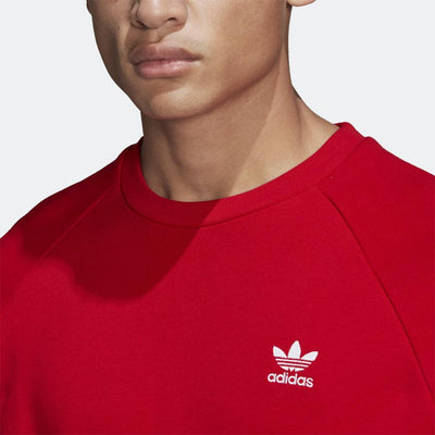 Adidas Essential Crew scarlet/white - Shop-Tetuan