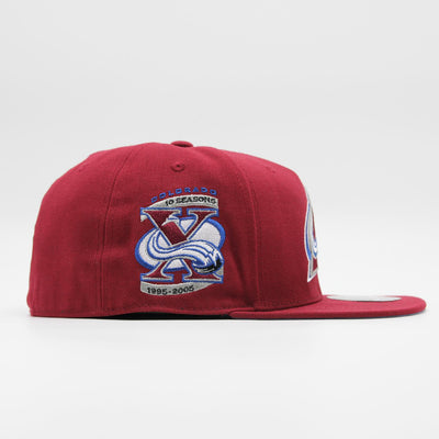 Mitchell & Ness NHL Vintage Fitted C Avalanche maroon - Shop-Tetuan