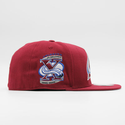 Mitchell & Ness NHL Vintage Fitted C Avalanche maroon