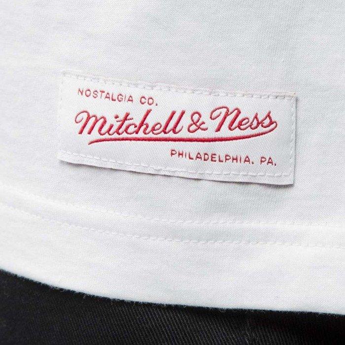 Mitchell & Ness Branded Pinscript tee white - Shop-Tetuan