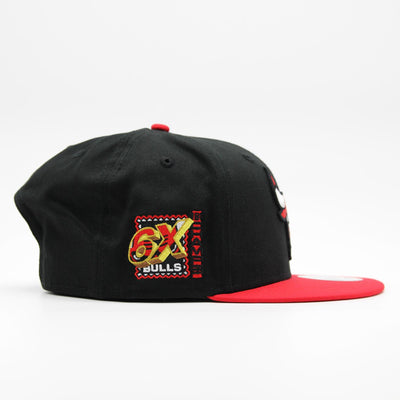 New Era Team Patch 9Fifty C Bulls black/red - Shop-Tetuan