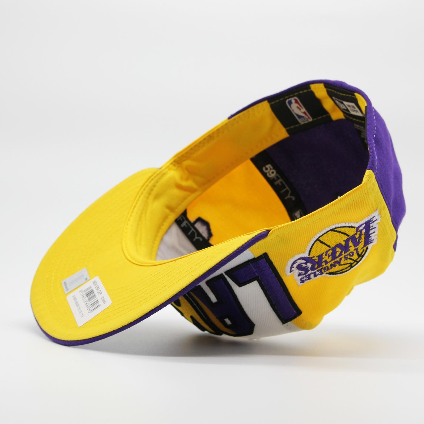 New Era NBA Authentics Back Half Edition 59Fifty LA Lakers purple/yellow/wht - Shop-Tetuan