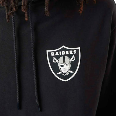 New Era Half Logo Oversize hoody LV Raiders black/white - Shop-Tetuan