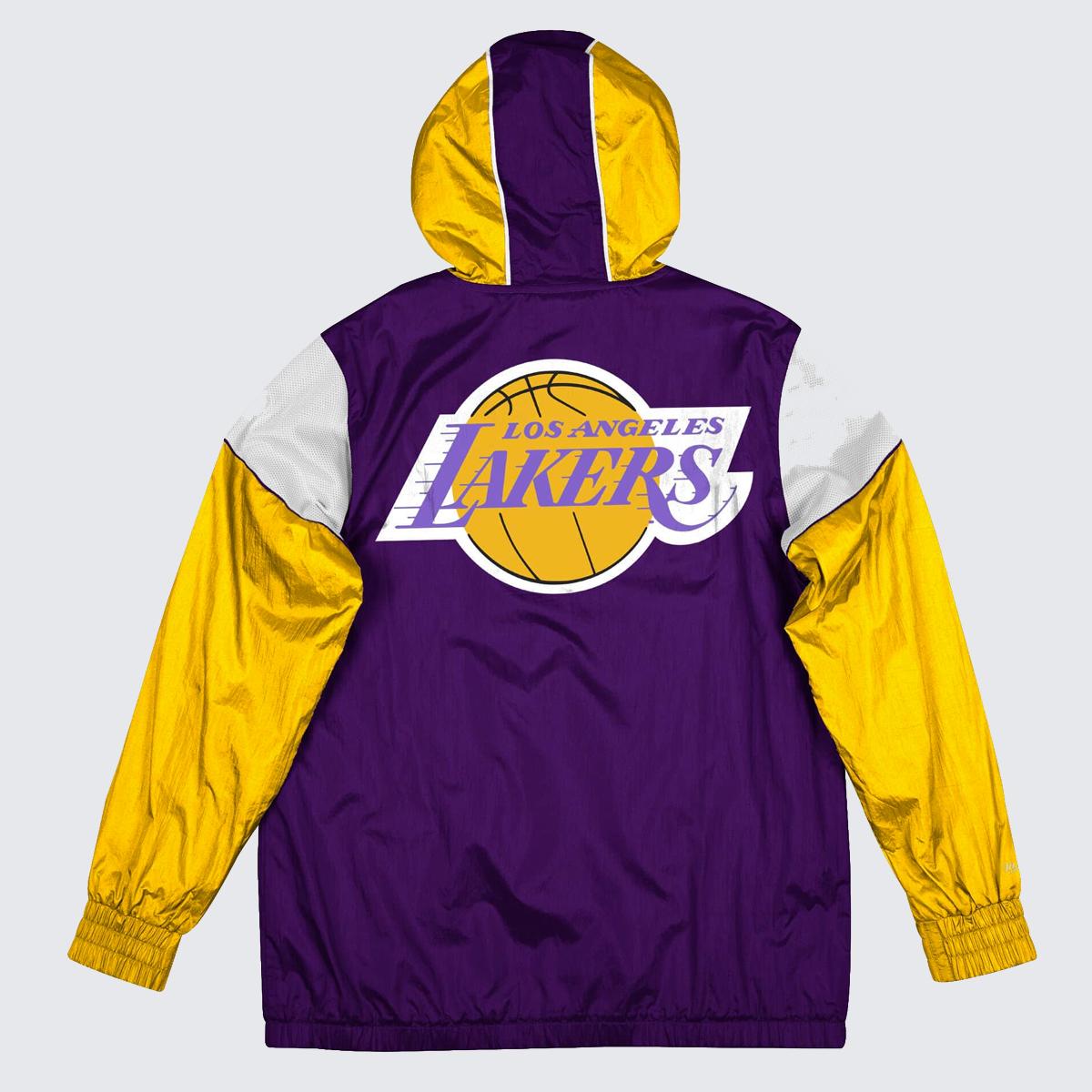 Mitchell & Ness NBA Highlight Reel Windbraker LA Lakers purple/yellow - Shop-Tetuan