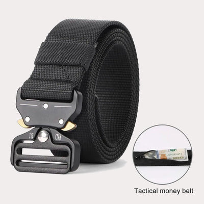 Tactical Quick Release Buckle belt black - Shop-Tetuan