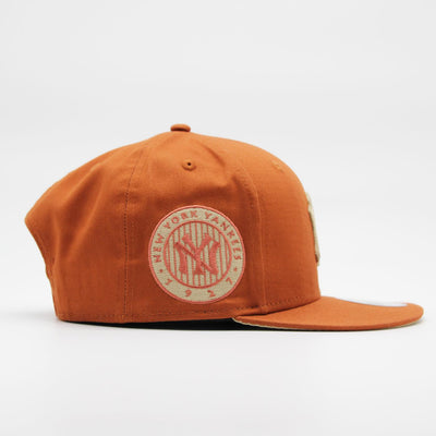 New Era Side Patch 9Fifty NY Yankees brown