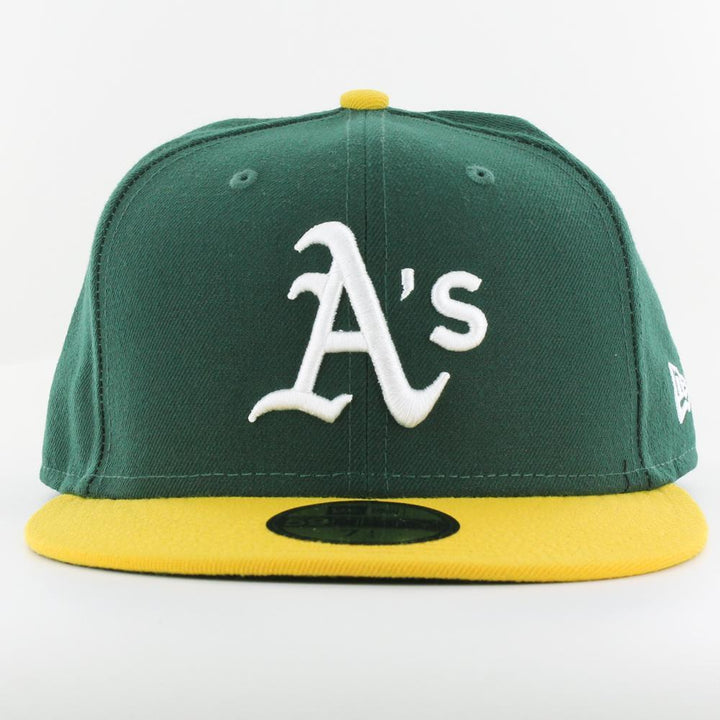 New Era MLB 59Fifty O Athletics green/yellow - Shop-Tetuan