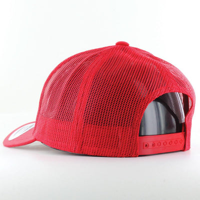 The Classics Yupoong Retro Trucker Colored Front cap red/wht/red - Shop-Tetuan