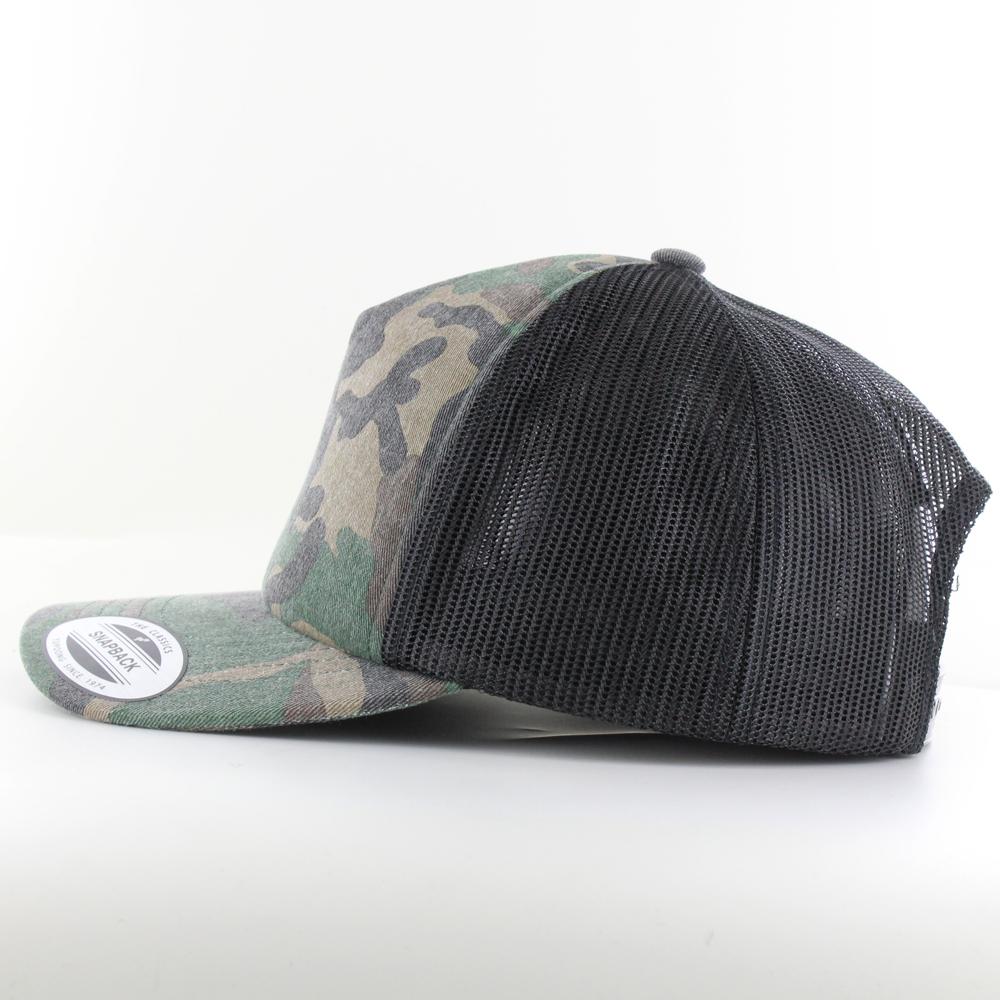 The Classics Yupoong Camo Trucker cap woodcamo/blk - Shop-Tetuan