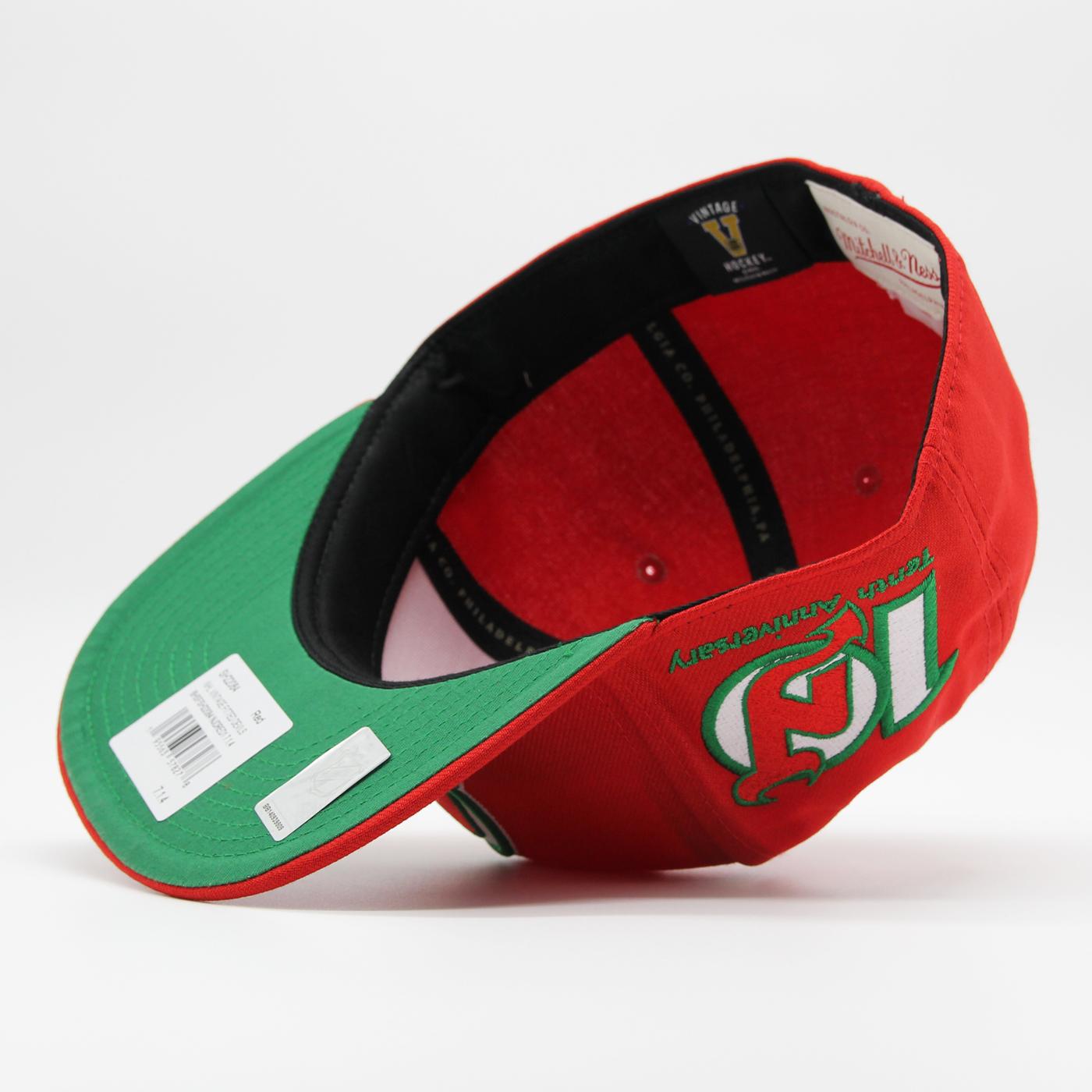 Mitchell & Ness NHL Vintage Fitted NJ Devils red