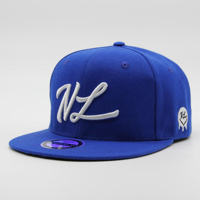 Naughty League Icon Basic Fitted royal/white - Shop-Tetuan