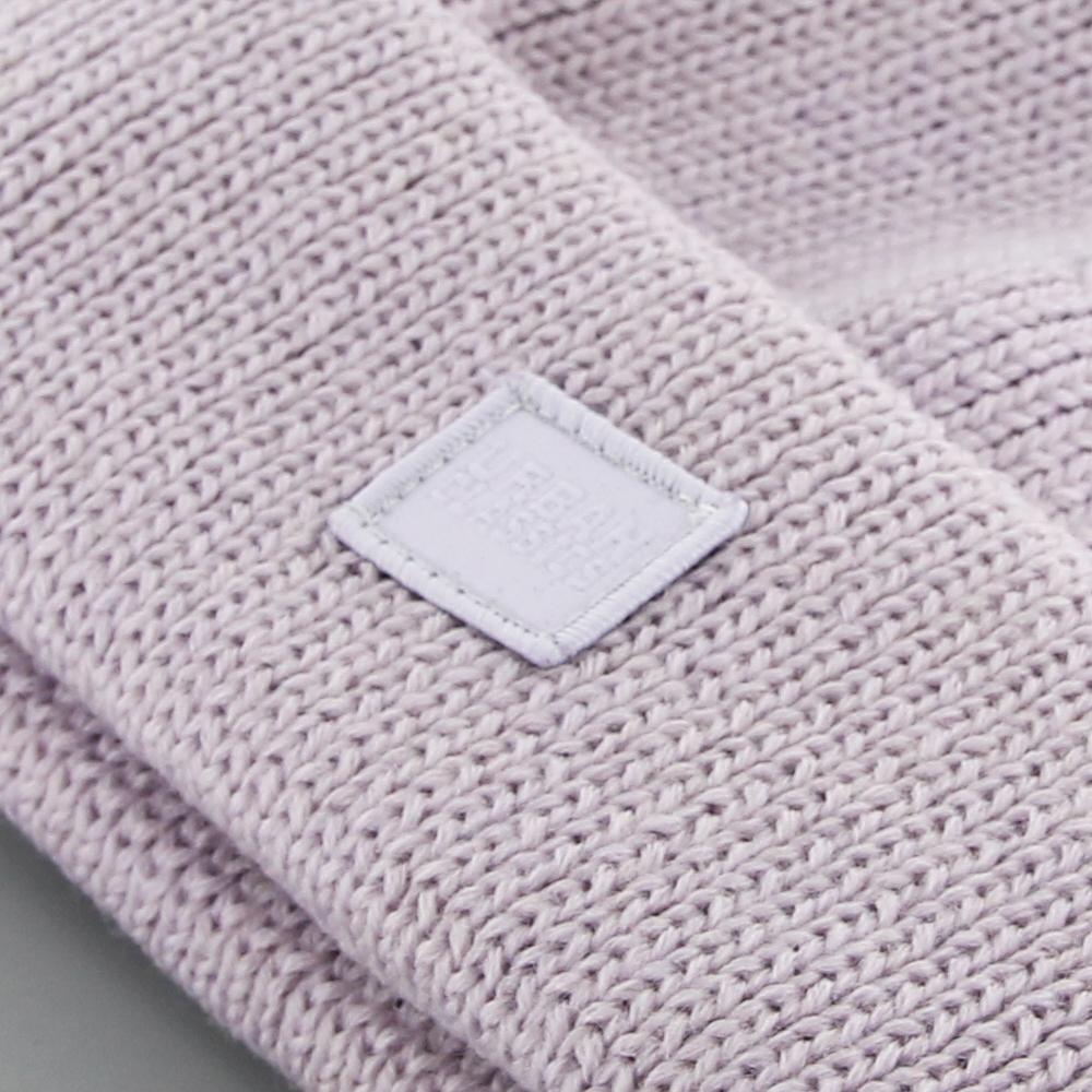 Urban Classics Knitted Wool Beanie lilac