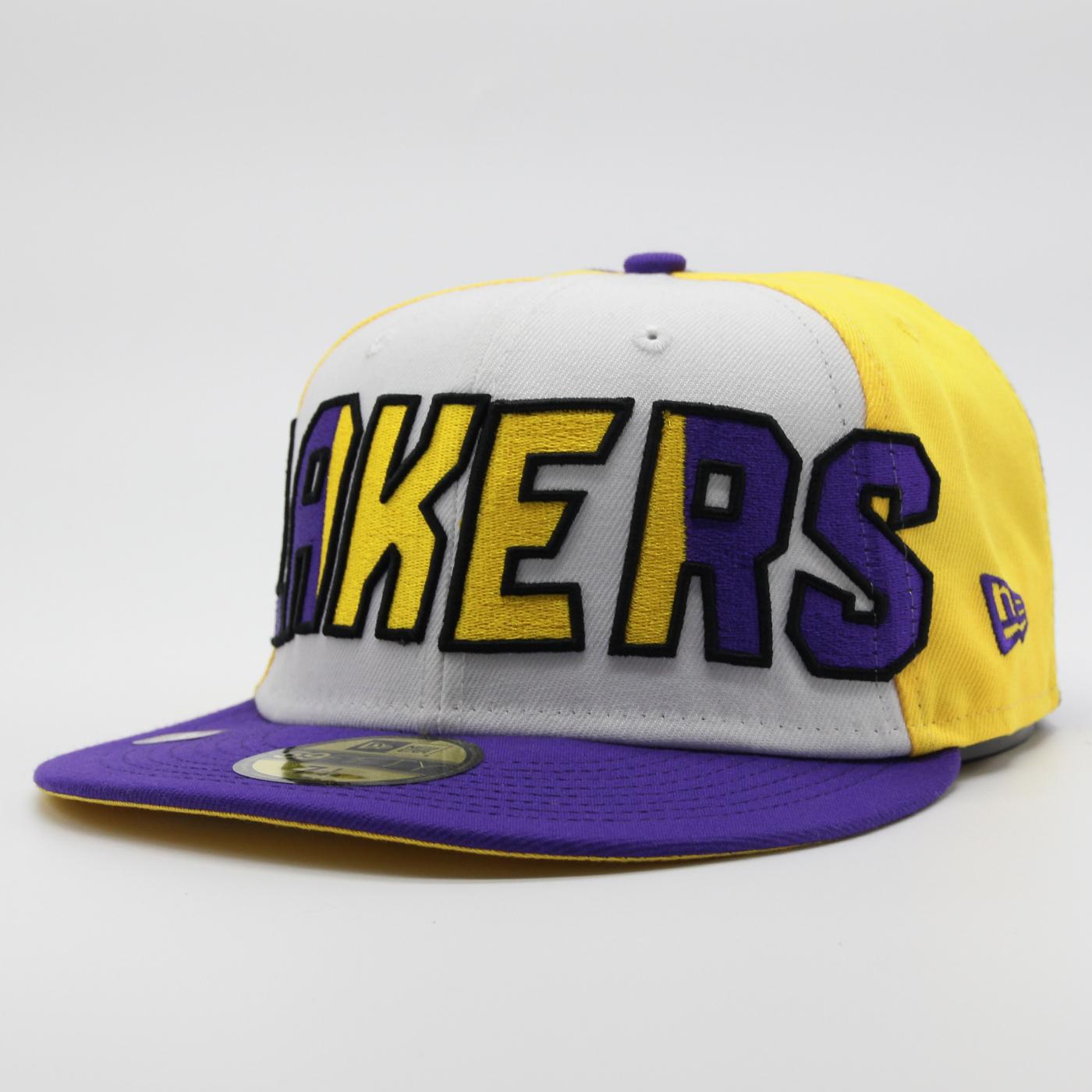 New Era NBA Authentics Back Half Edition 59Fifty LA Lakers purple/yellow/wht - Shop-Tetuan