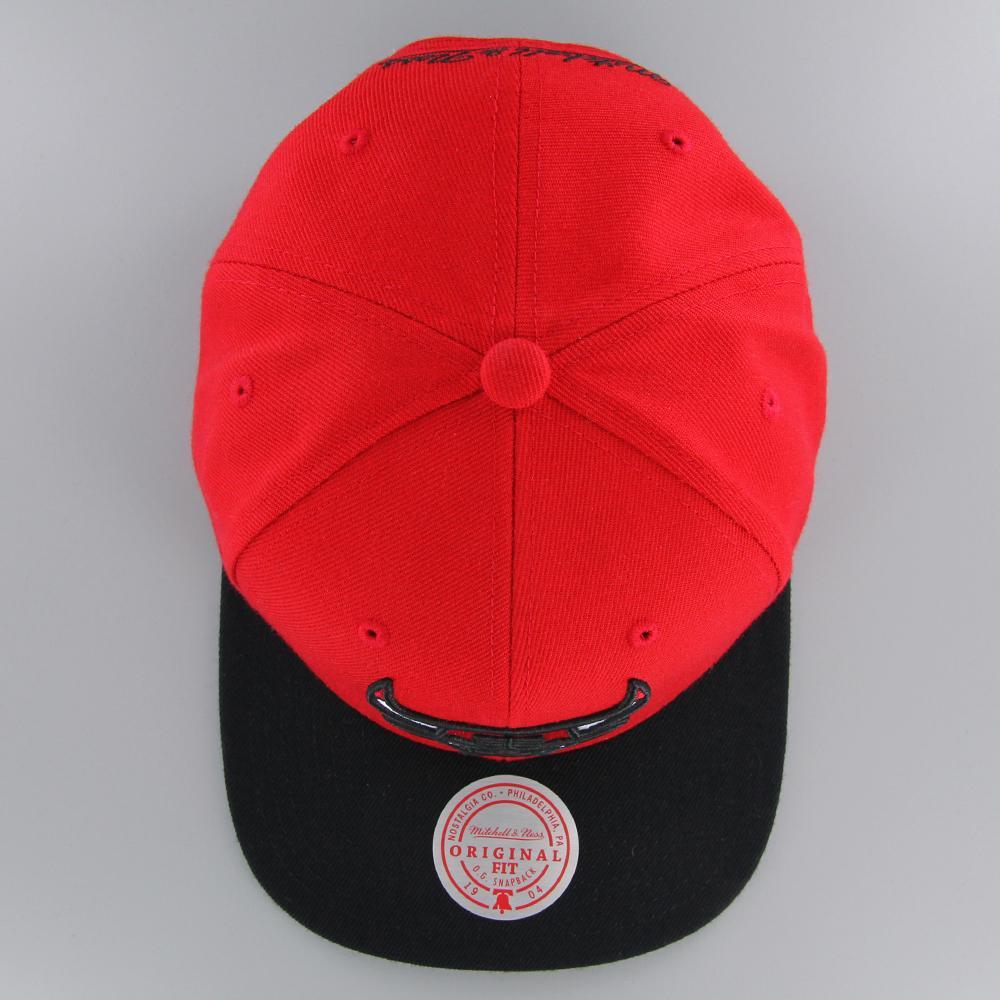 Mitchell & Ness NBA Team 2 Tone 2.0 Snapback C Bulls red/black - Shop-Tetuan