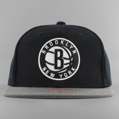 Mitchell & Ness NBA Team 2 Tone 2.0 Snapback B Nets black/grey - Shop-Tetuan