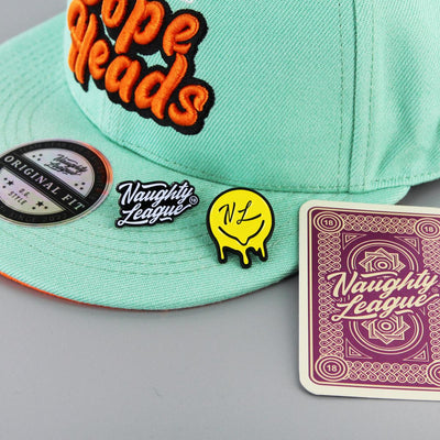 Naughty League Los Angeles Dope Heads fitted aqua - Shop-Tetuan