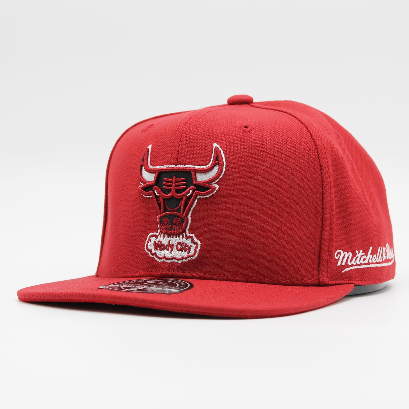 Mitchell & Ness NBA Velour Under fitted C Bulls red - Shop-Tetuan