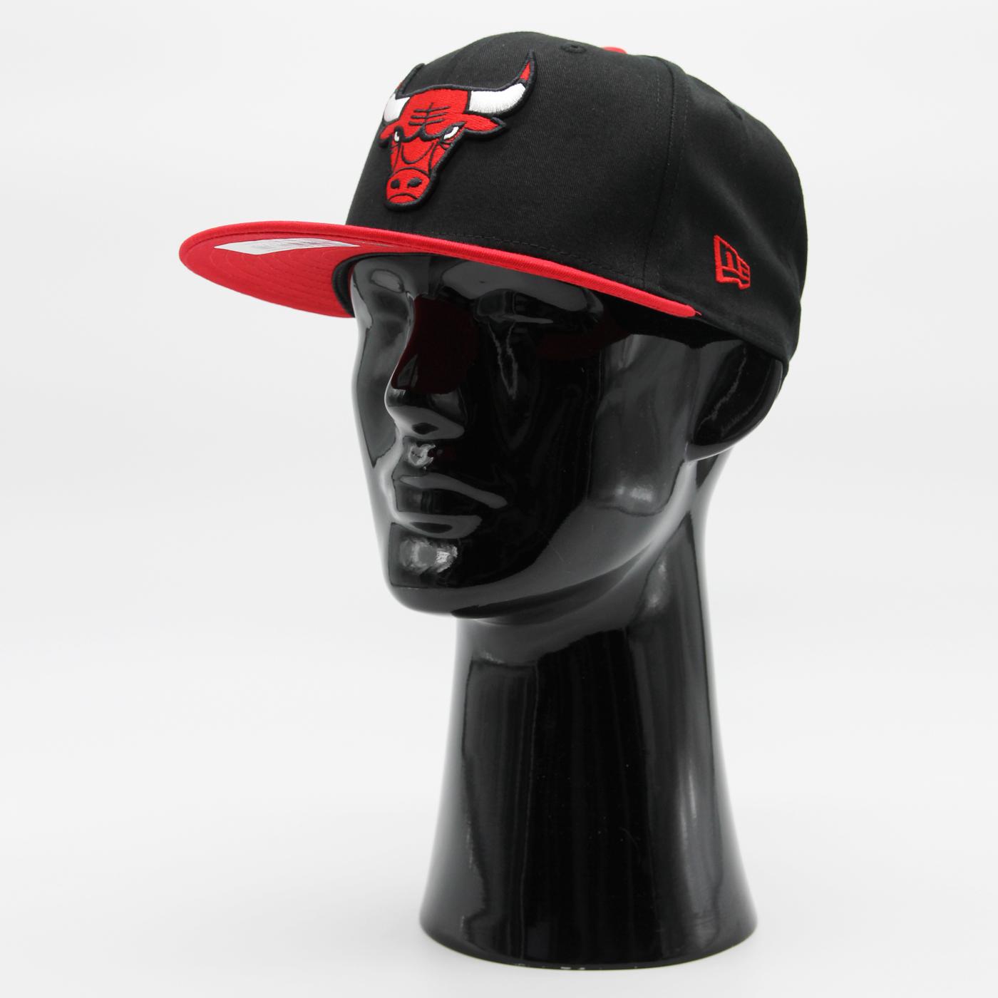 New Era Team Patch 9Fifty C Bulls black/red - Shop-Tetuan