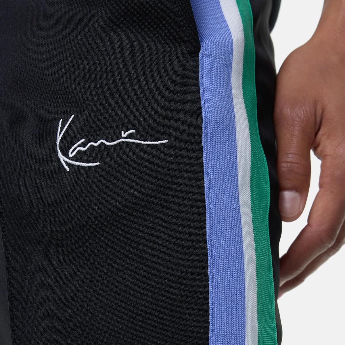 Karl Kani Small Signature Straight Leg Trackpants black/multicolor - Shop-Tetuan