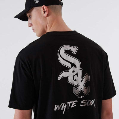 New Era MLB Metallic tee C White Sox black/mts - Shop-Tetuan