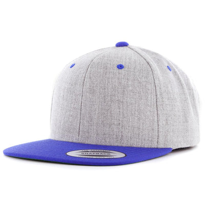 The Classics Yupoong snapback heather/royal - Shop-Tetuan