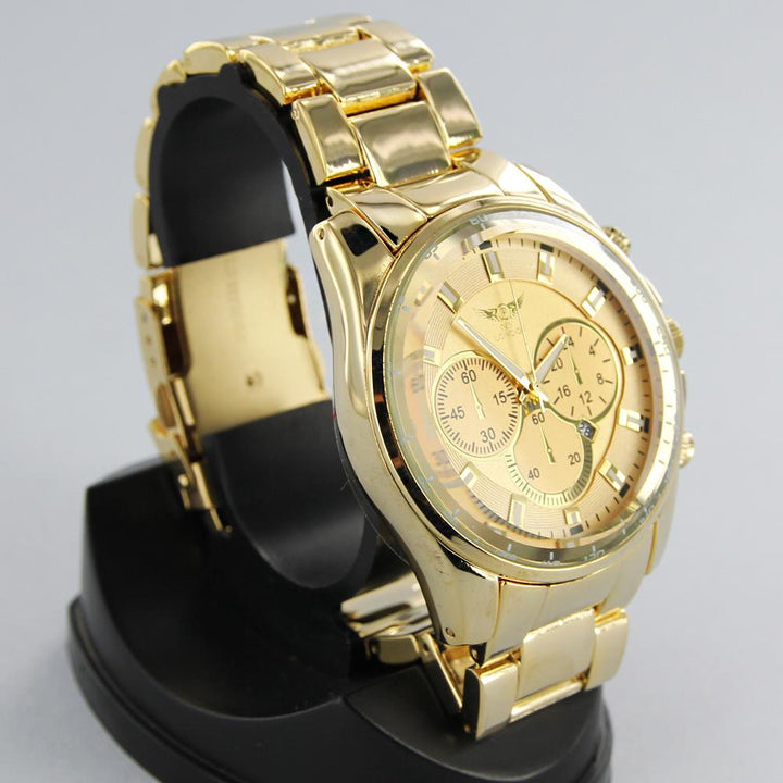 NY London metal bracelet watch gold - Shop-Tetuan
