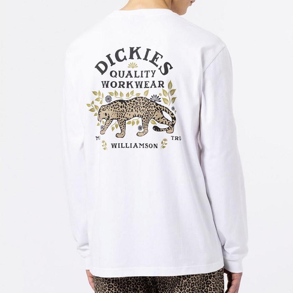 Dickies Fort Lewis tee LS white - Shop-Tetuan