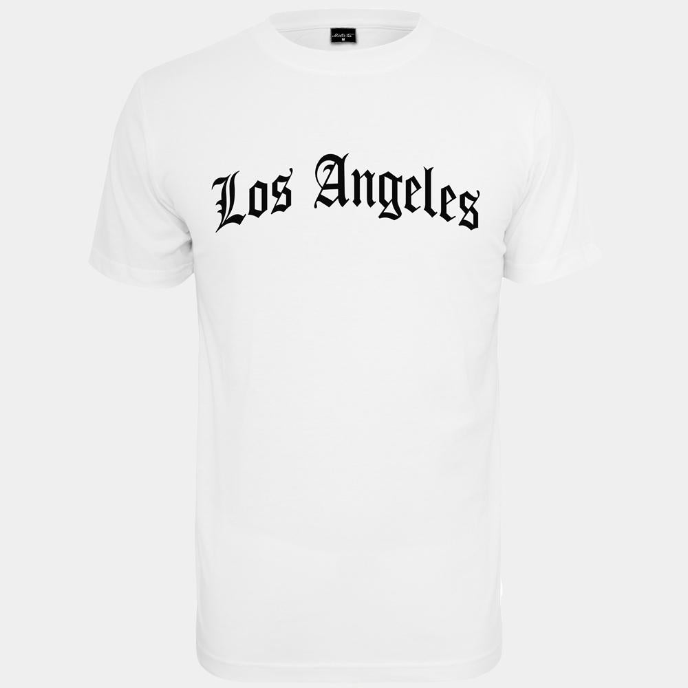 Mister Los Angeles Wording tee white - Shop-Tetuan