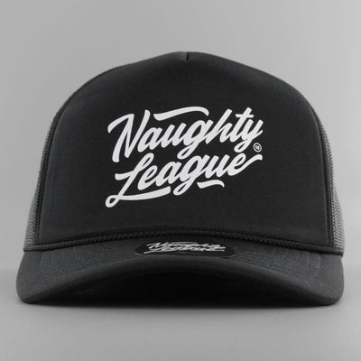 Naughty League Branded Trucker cap black - Shop-Tetuan