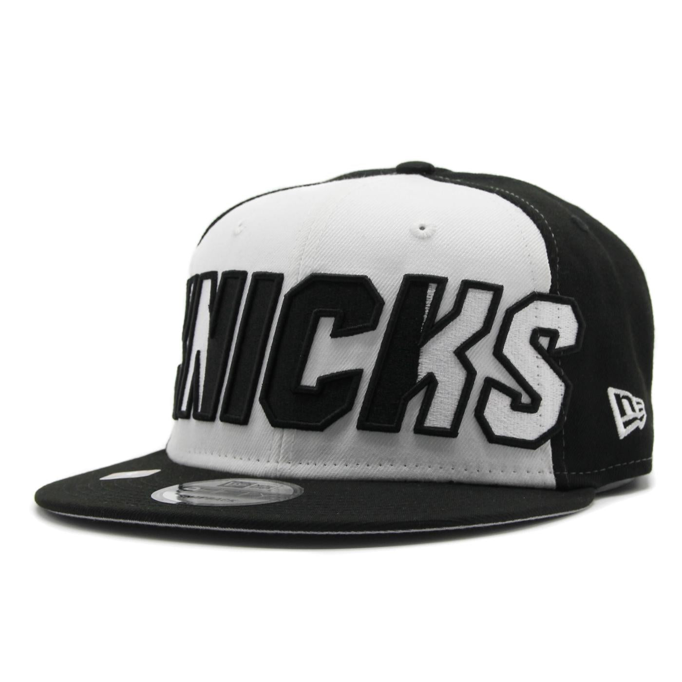 New Era NBA Authentics Back Half Edition 9Fifty NY Knicks black/white - Shop-Tetuan