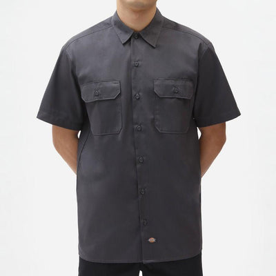 Dickies Work Shirt SS Rec charcoal gre - Shop-Tetuan
