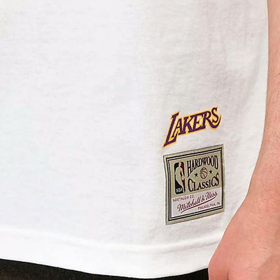 Mitchell & Ness Doodle SS Tee LA Lakers white