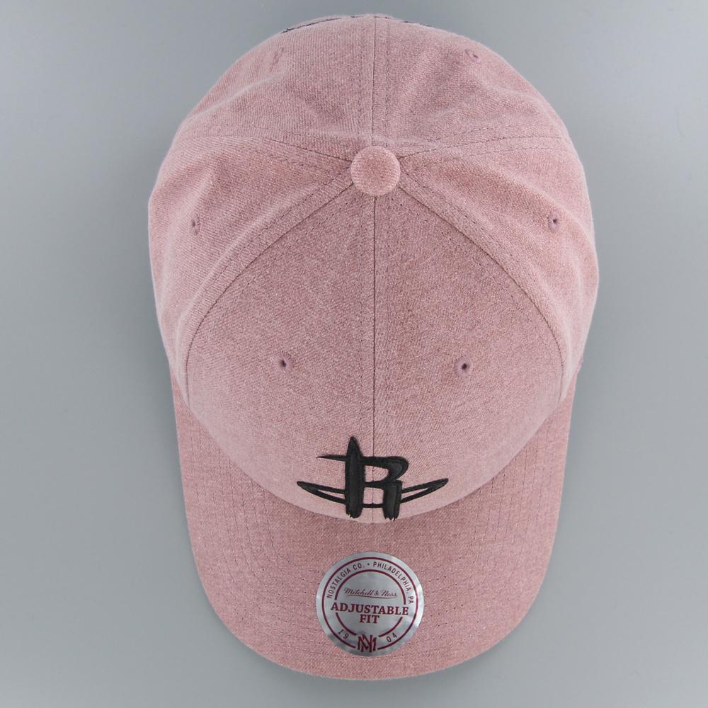 Mitchell & Ness NBA Washed Denim snapback H Rockets pink - Shop-Tetuan