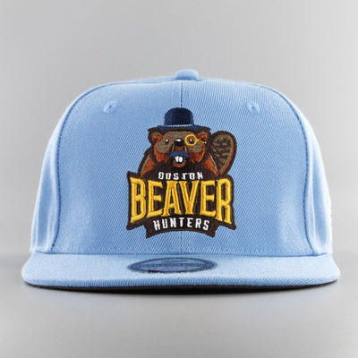 Naughty League Boston Beaver Hunters Fitted baby blue - Shop-Tetuan