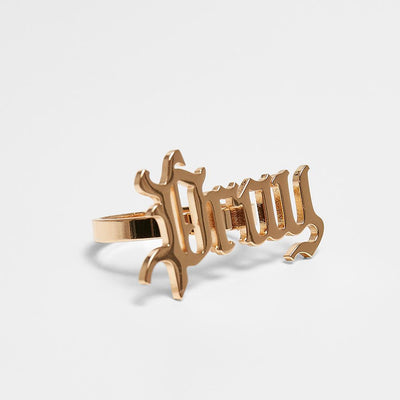 Mister Pray Chunky Ring gold