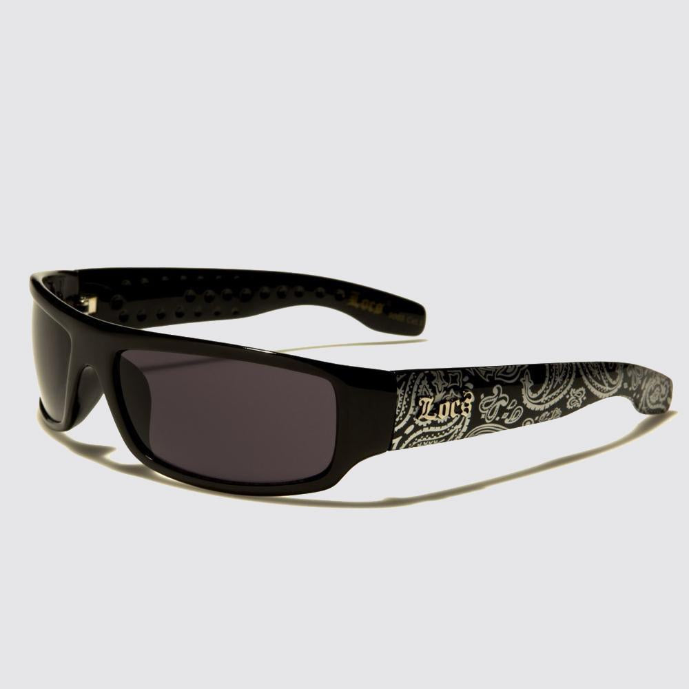 Locs Bandana Pattern Sunglasses blk/blk - Shop-Tetuan