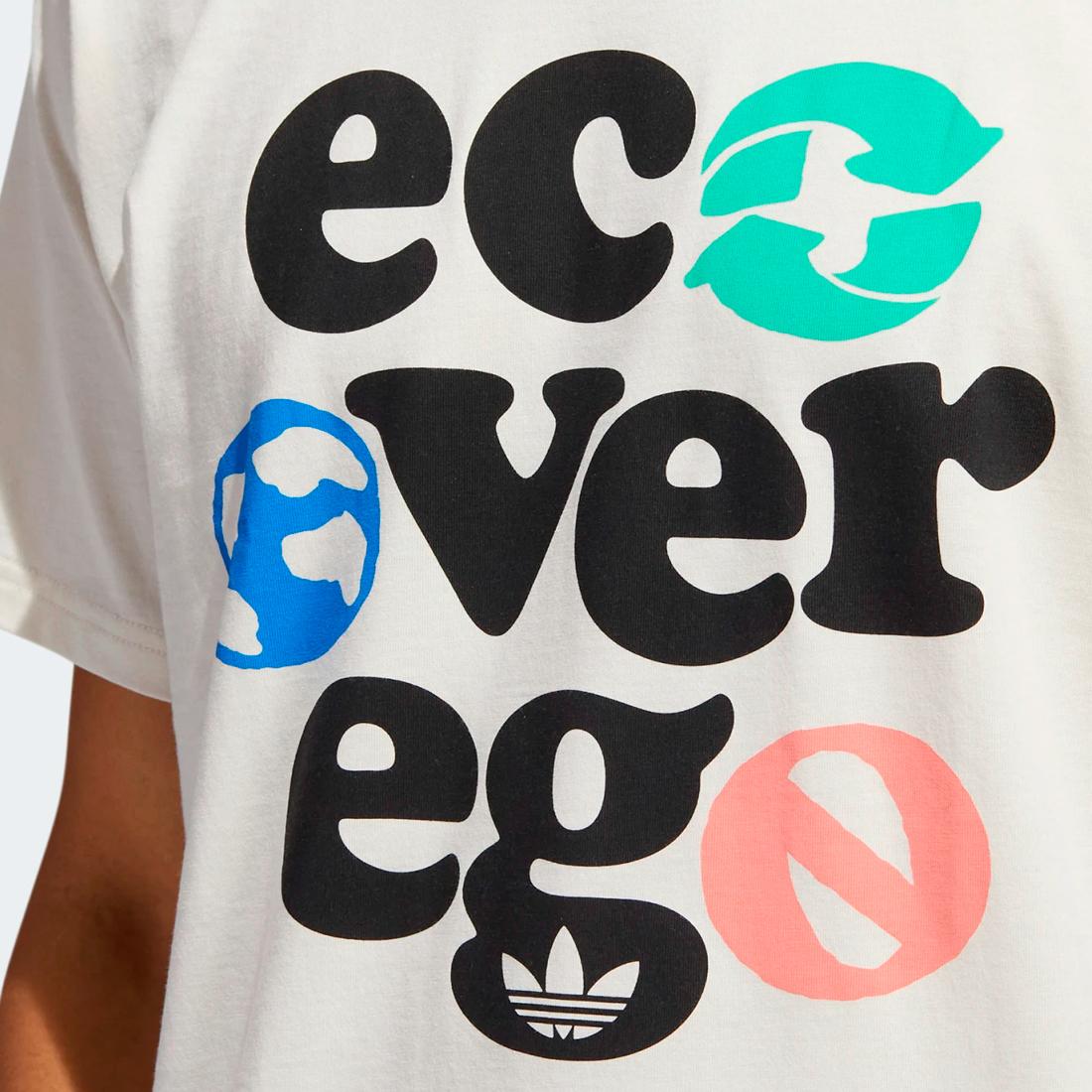Adidas Eco Over Ego tee nondye/multco