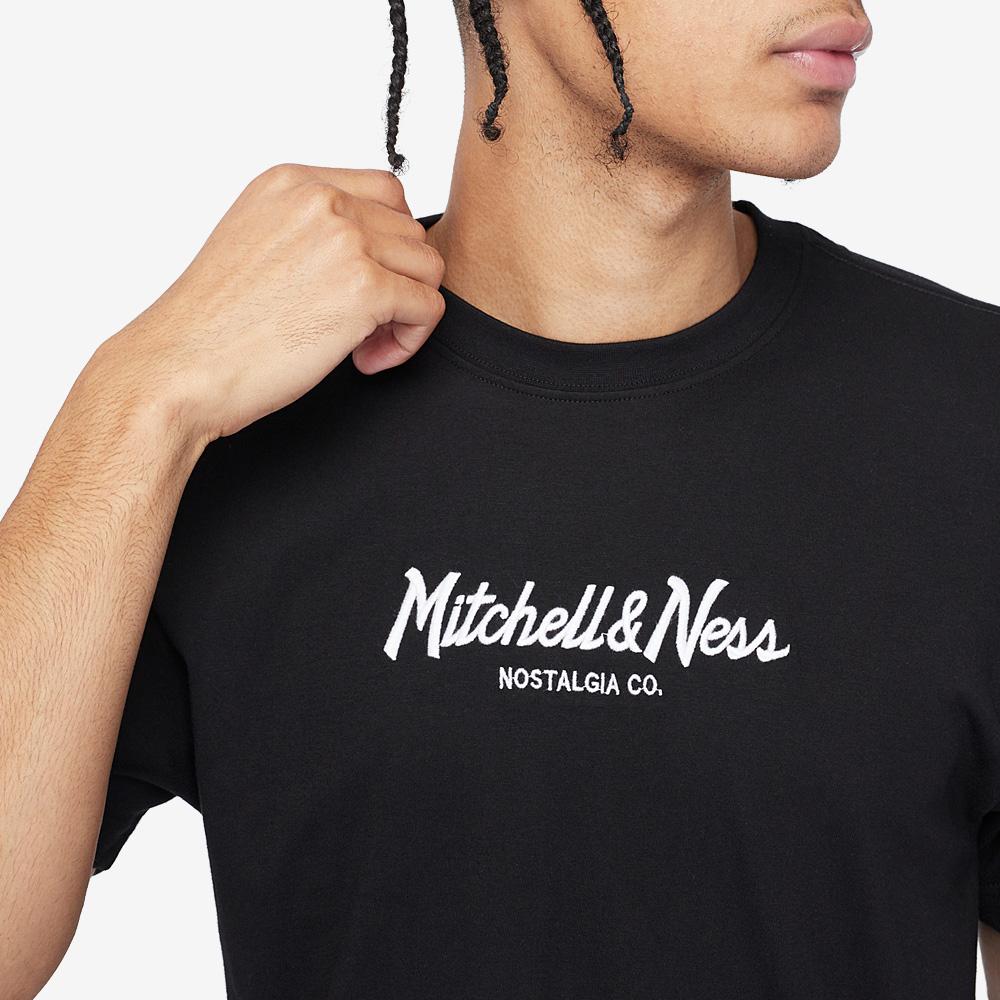 Mitchell & Ness Pinscript  tee black - Shop-Tetuan