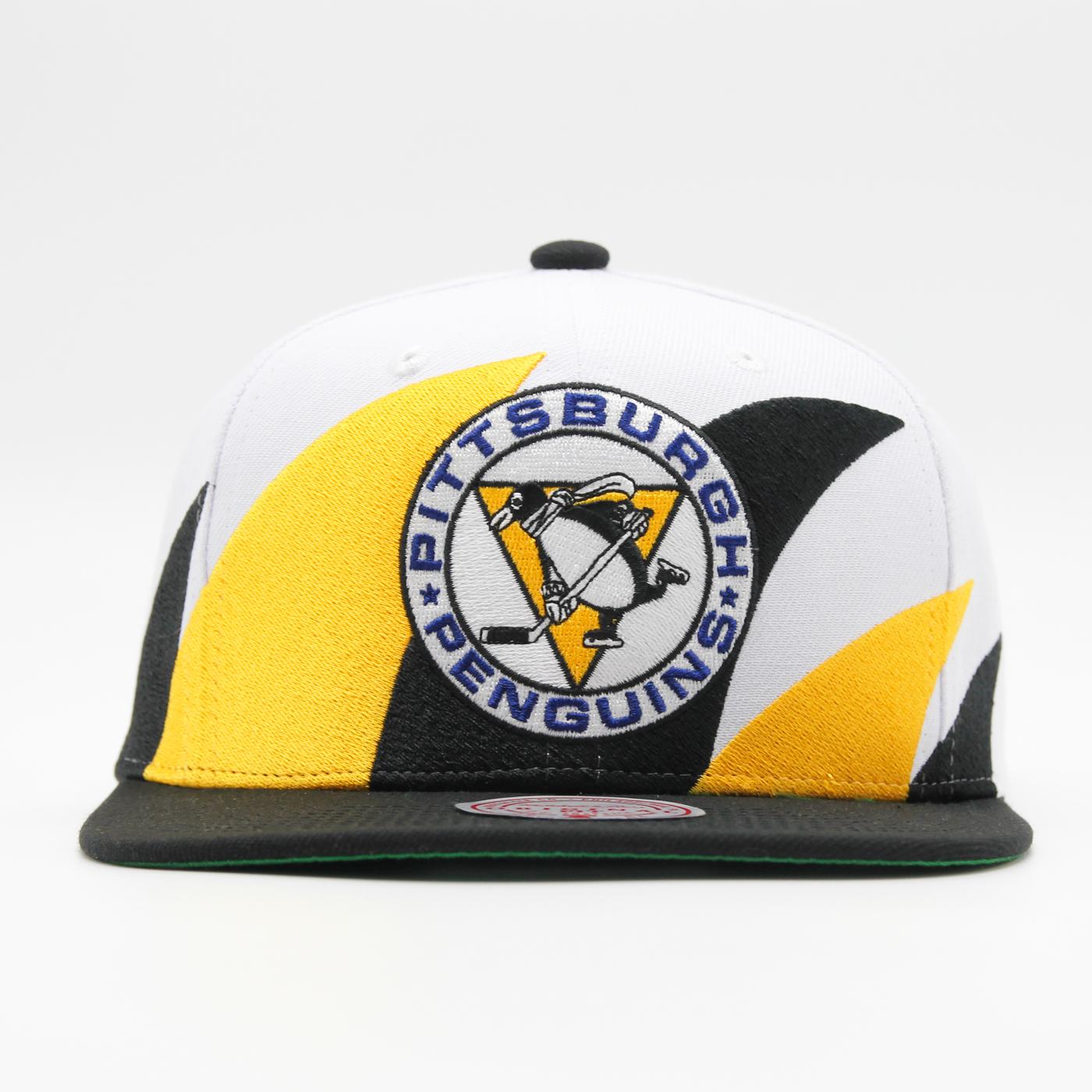 Mitchell & Ness NHL Vintage Sharktooth snapback P Penguins white/black - Shop-Tetuan