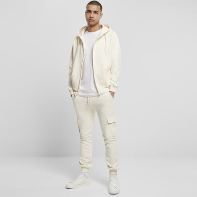 Urban Classics Zip Hoody whitesand